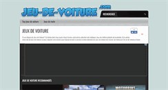Desktop Screenshot of jeu-de-voiture.com
